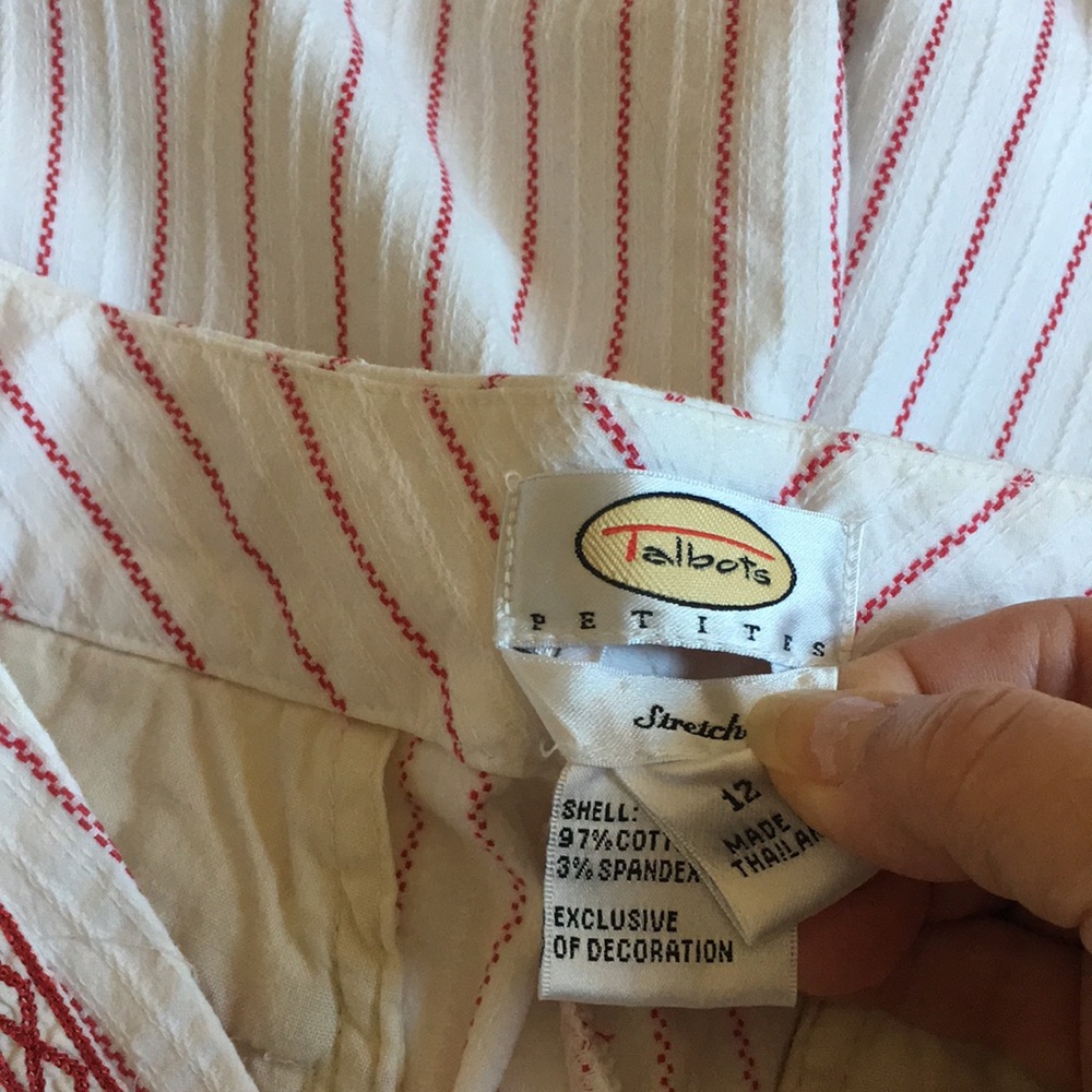 Talbots Cropped Pants - size 12